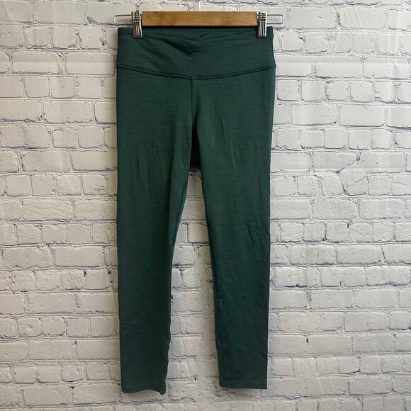 Outdoor Voices Move Free 7/8 Leggings Forest Green Small Athletic Athleisure Gym - Picture 1 of 4